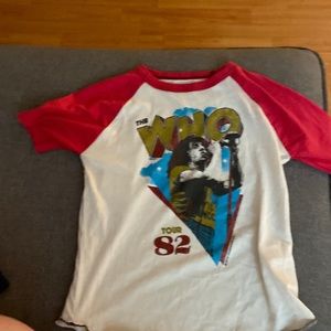 The Who band tee.